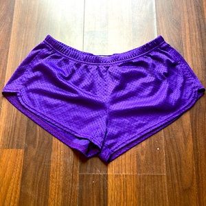 Purple Soffe shorts